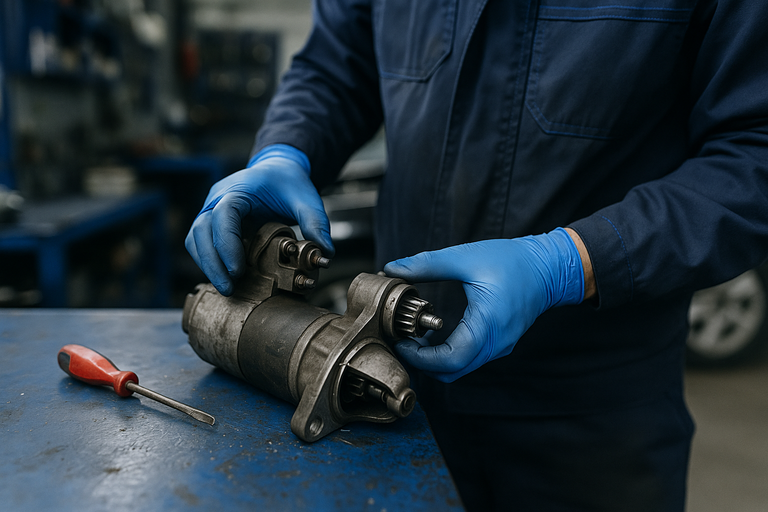 Снятие генератора с автомобиля